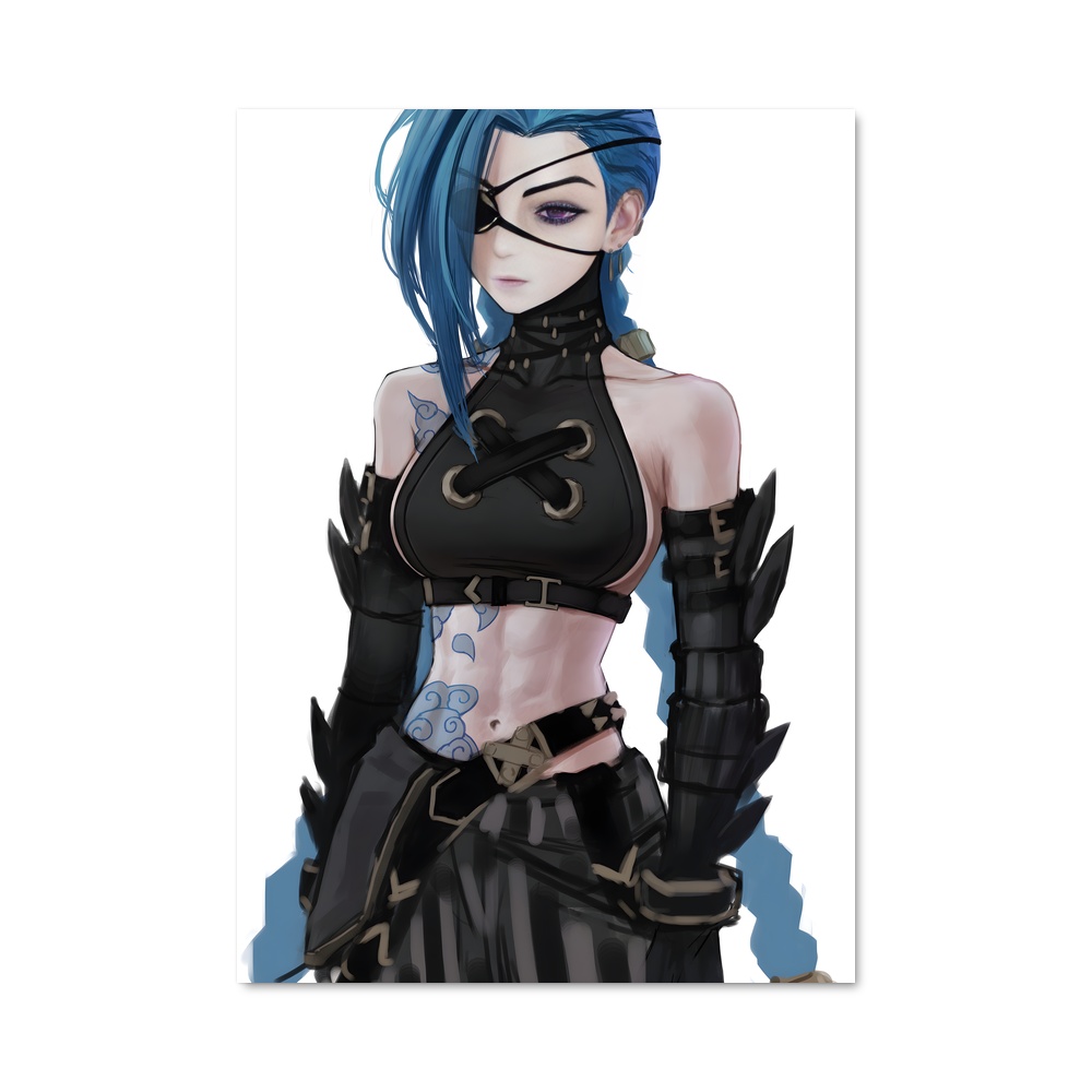 Poster Jinx au Folie – affiche League Of Legends